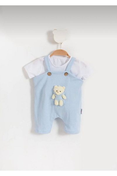 FURKYY Summer Baby Slopet Set with Teddy Bear