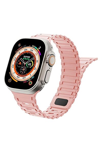 mimtec Apple Watch 4 5 6 7 8 9 10 Ultra 2 Se 38 40 41mm Uyumlu Mıknatıslı Ult...