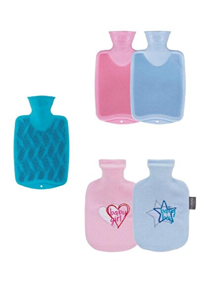 Fashy 6505-53 Polar Kılıflı Çocuk Sıcak Su Torbası - Mavi