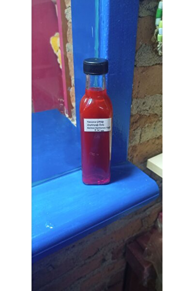 Yavuz El Yapımı Içilebilir Güneşte Bekletilmiş Kırmızı Kantaron Yağı 250 ml Cam Şişe