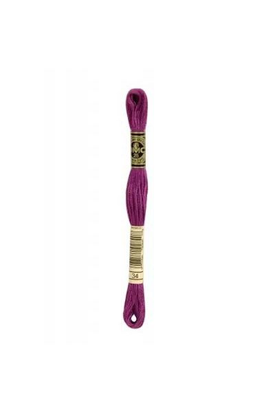 Dmc Muline Hand Embroidery Threads - 8 M - Color No 34