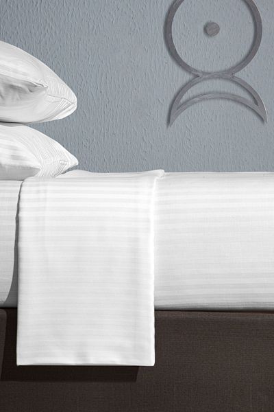 Firuze Cearşaf dublu din satin de bumbac de lux şi confortabil - 83 fire, 240x280 cm