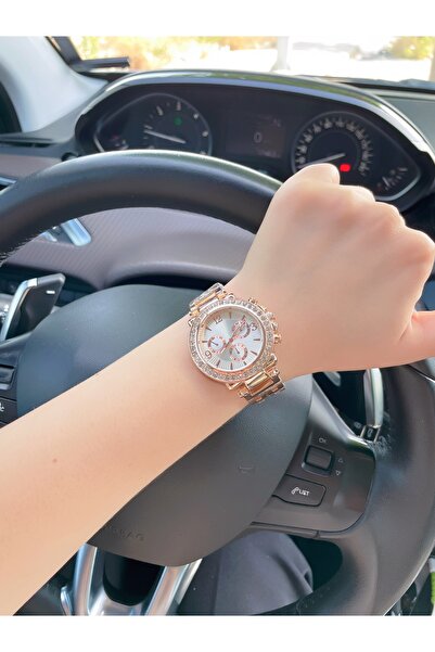 Bimodabu Taş Detaylı Quartz Kadın kol Saati