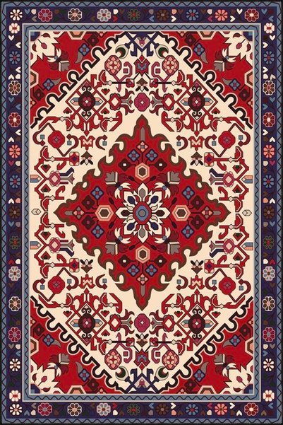 Rugs Modern Halı سجادة قاعدة منسوجة بنمط هندسي وألواح وألواح قابلة للغسل aloh...