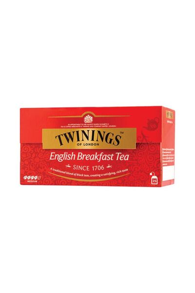 TWININGS BREAKFAST Twinings English Breakfast Tagged Tea Bags 25 Pk