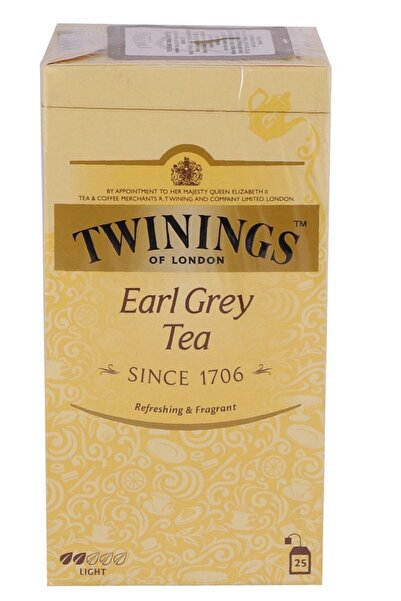 Twinings Earl Grey Bardak Poşet Çay 25'li 50 Gram