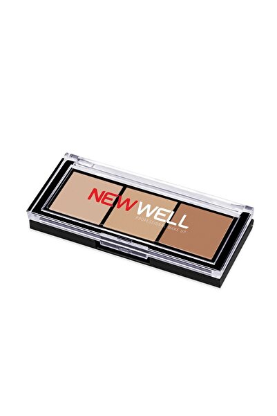 New Well Porcelain Make Up Highlighter 3lü