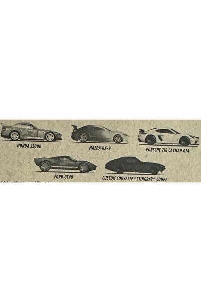 HOT WHEELS Kartonetleri Hasarlı Hotwheels Mazda RX-8 Fast and Furious Hızlı ve Öfkeli Özel Seri Uzun Kartonet