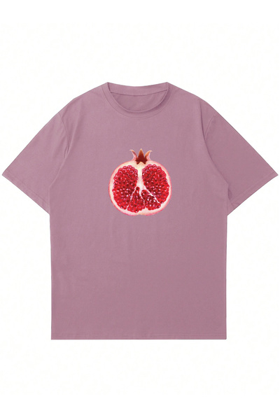 Mad&Calf Nar Štampano Žene Oversize kroj okrugla kragna T-shirt