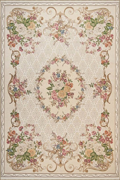 Rugs Modern Halı Geleneksel Çiçekli Desenli Dokuma Taban Halı ve Yıkanabilir ...