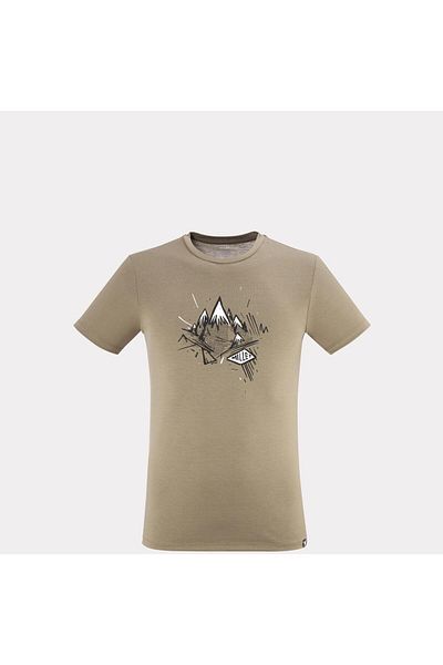 Millet BOULDER Men's Grey-XXL Short Sleeve T-Shirt MIV9752 N9904