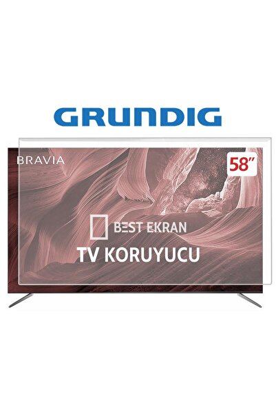 Grundig 58" inç 147 EKRAN Kırılmaz Tv KORUYUCU