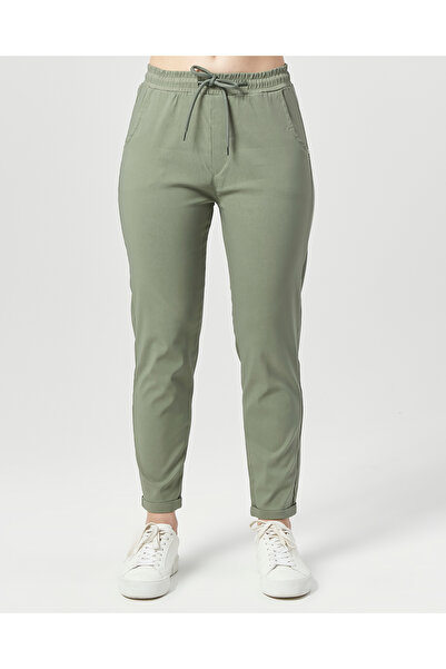 LA CARTE KADIN DUBLE PAÇA YAZLIK KETEN PANTOLON