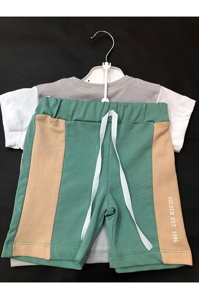 Terry Men's Combed Cotton Shorts Set - Baby