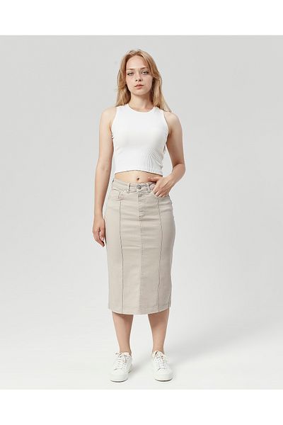 LA CARTE Midi Skirt