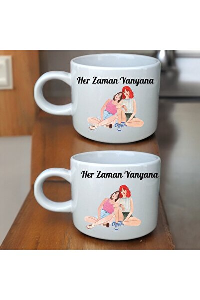 D&Y GAUDERY كوب بورسلين بتصميم خاص دائمًا على الجانب - هدية لصديق قريب