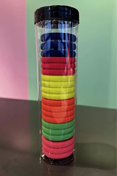 FUDER Σετ με 20 λαστιχένιες πόρπες σε μικτά χρώματα