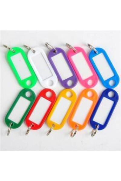 Genel Markalar Plastik Anahtarlık Karışık Renkli 100 Adet