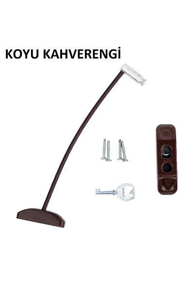 Bijutek PVC Door Window - Steel Rope, Cable, Safety Burglar, Child Safety Lock 3 Pieces
