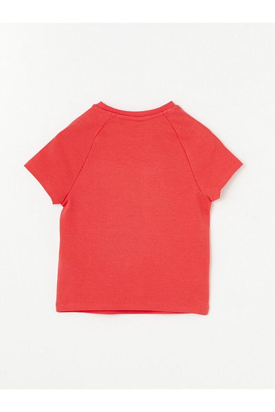 LC Waikiki LCW Girls Crop T-Shirt - Crew Neck, Printed, Short Sleeve
