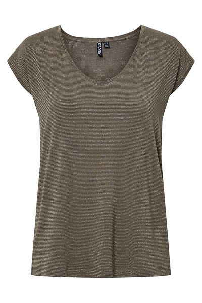 PIECES PCBILLO Lurex Stripes Tee - Noos BC