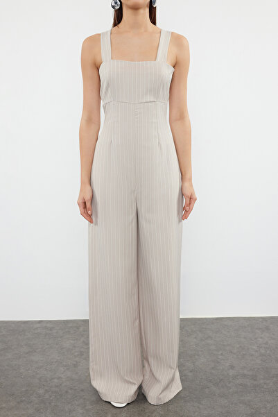 Trendyol Collection Maxi Stone Strap Woven Jumpsuit - TWOSS24TU00062