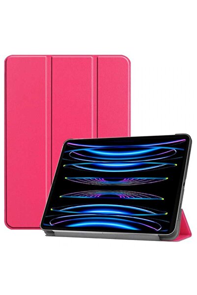ZMOBILE iPad Air 13 inç M2 2024 Uyumlu Kılıf Kapaklı Standlı Arkası Sert Transparan Uyku Modlu
