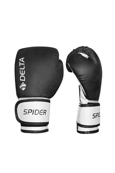 Delta Spider Dura-strong Black Boxing Gloves