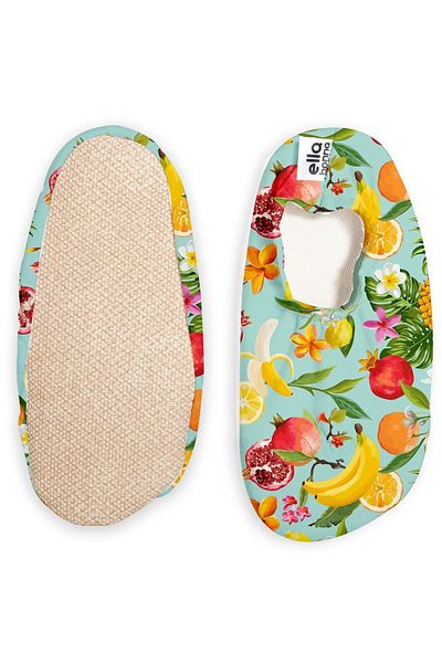 Ella Bonna Meer- und Poolschuhe mit rutschfester Sohle für Unisex-Babys und Kinder – Früchte