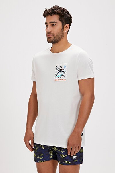 Bad Bear WHITE FRANCIS Men's T-SHIRT