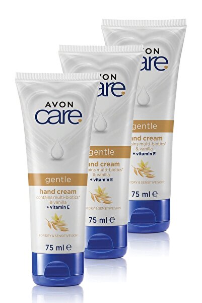 AVON Care Vanilya Içeren E Vitaminli Kuru Ciltler İçin El Kremi 75 Ml. Üçlü Set