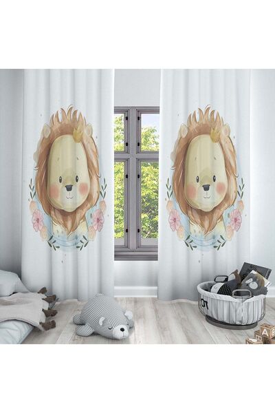 Else Dekor Візерункова штора з левом - Дитяча та дитяча кімната