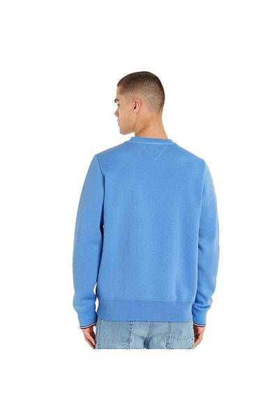 Tommy Hilfiger Men's Brand Logo Long Sleeve Comfortable Blue Sweatshirt MW0MW33639-C30