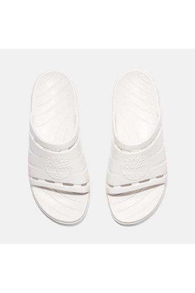 Timberland Papuci albi unisex Get Outslide Slide Tb0a5w 751431