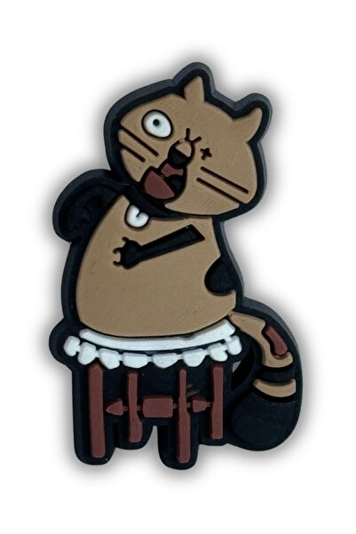 Crocs Jibbitz Terlik süsü Mr.Bean Kedisi