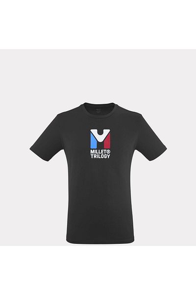 Millet CHAM T Men's Short Sleeve T-Shirt MIV10334 N0247 Black-XXL