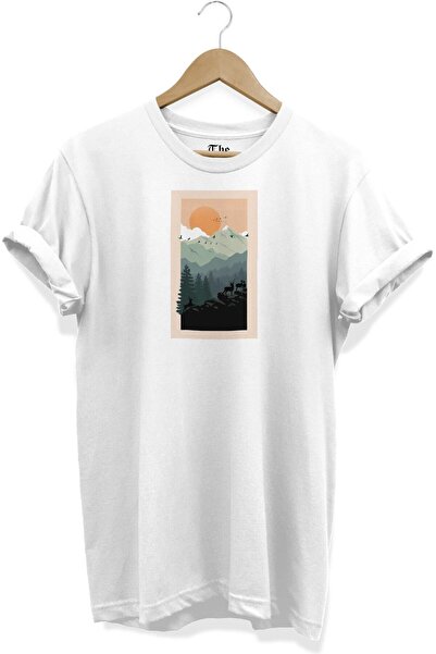 The Baski Beli unisex stol sa slikom Štampano kratkih rukava T-shirt