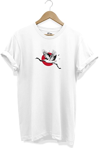 The Baski Λευκό μπλουζάκι Unisex με στάμπα με κοντό μανίκι