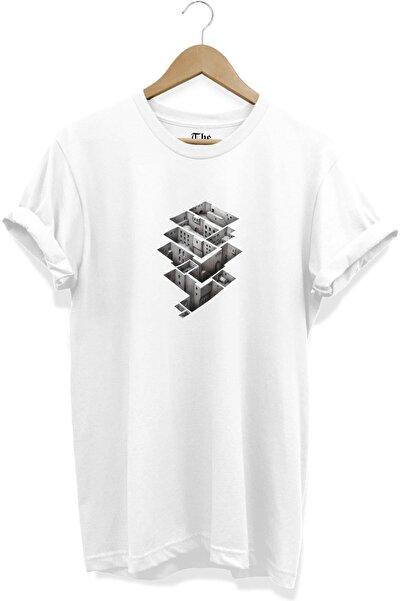 The Baski Bela unisex arhitektonska podzemna gradskina Štampano Cool dizajn k...