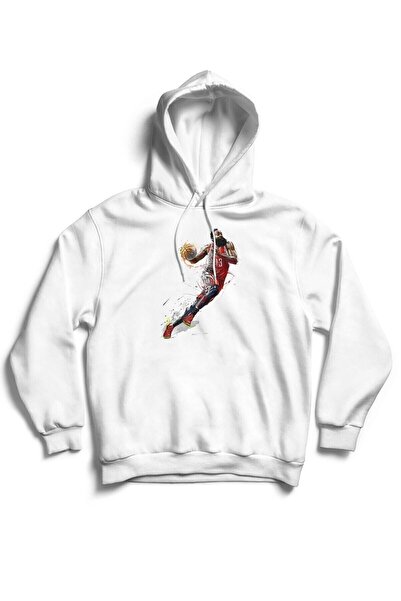 The Baski Unisex bela majica James Harden, košarkaš Štampano bez džepa Sa kap...