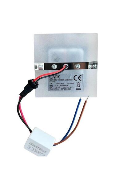 ALLES 3W Mavi Ledli Koridor ve Merdiven Duvar Armatürü Cata CT-5176