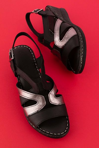 Gondol Women's Genuine Leather Daily Comfortable Daily Sandals Iz.2504