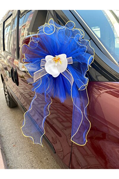 ecrin tuhafiye hobi Orkide Düğün Arabası Süsü Gelin Arabası Konvoy Süsü & Boh...