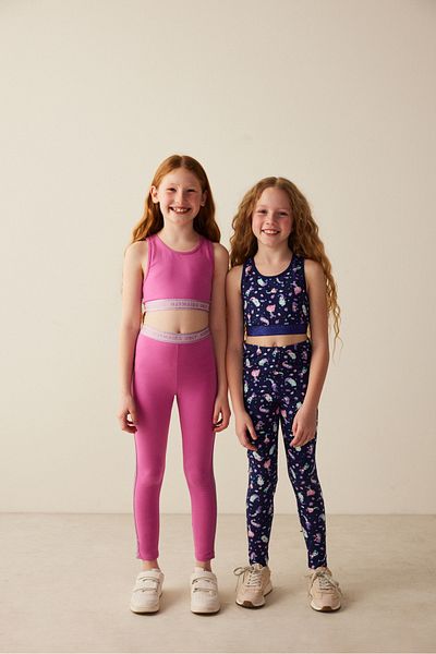 Penti Girl's Mermaid Patterned 2-Piece Short Top