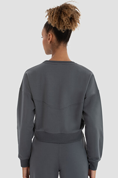 Superstacy Світшот Ena Oversize Füme Crop