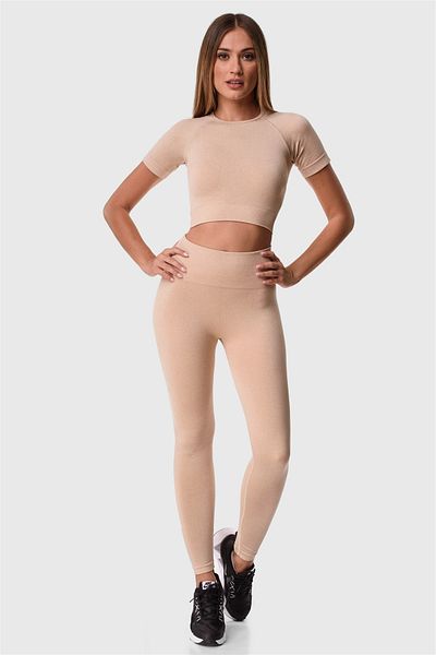 Superstacy High Waist Seamless Mink Sports Leggings