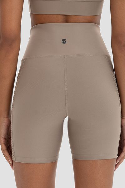 Superstacy Wawel Mesh Detailed Stone Color Cycling Shorts