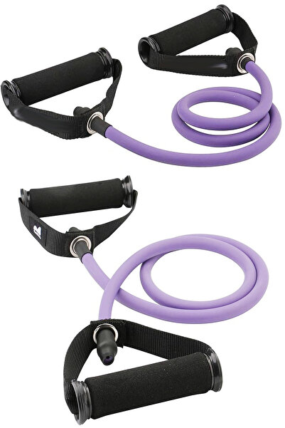 ULTIO Sert Direnç Lastiği 125 cm Tutamaçlı Pilates Yoga Boks Antremanı İçin E...