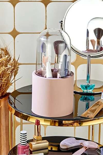 AVC Bölmeli Rose Gold Daisy Makyaj Organizeri 7 Bölmeli Fırça Organizeri
