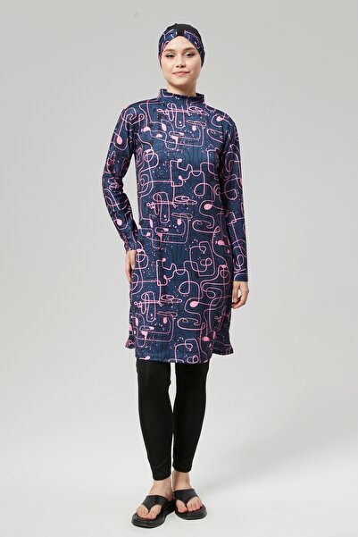 ICOLEXİN Σετ μαγιό μεγάλου μεγέθους, πλήρως καλυμμένο, αδιάβροχο, γρήγορου στ...